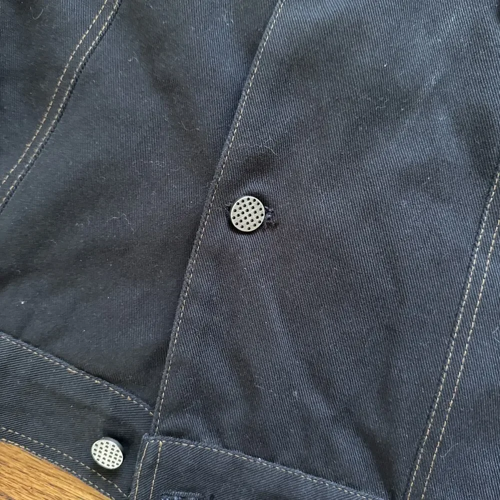 Kwame adusei KARD DENIM JACKET - ONE SIZE / BLACK - Picture 5 of 12